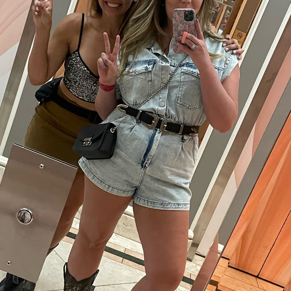 BLANKNYC Denim Romper
